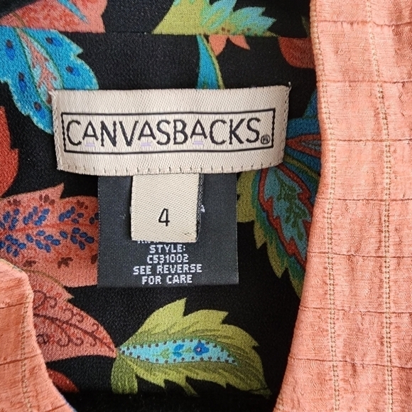 Vintage Canvasback Women's Lightweight Blazer Size 4. - Picture 3 of 4